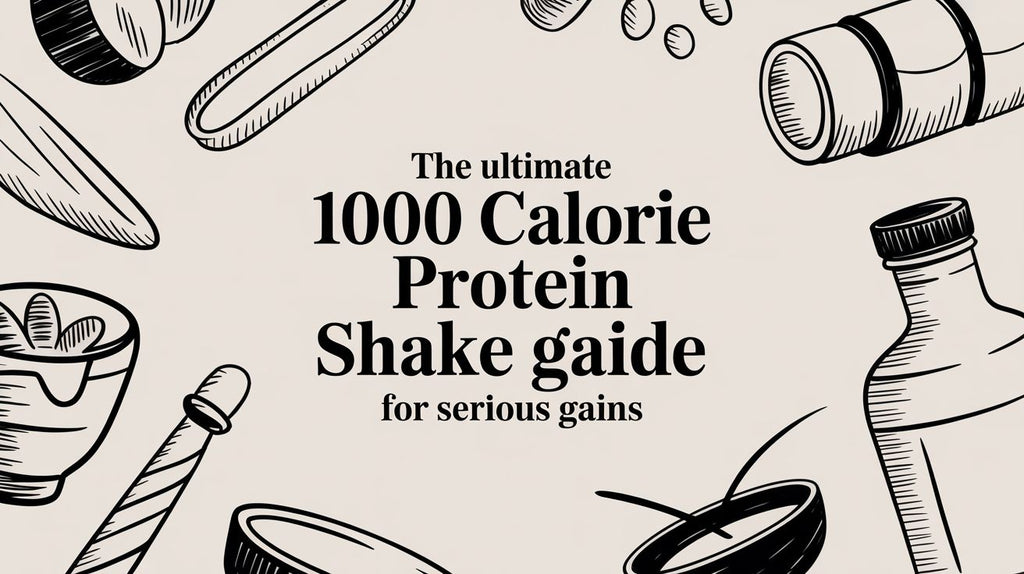 The Ultimate 1000 Calorie Protein Shake Guide for Serious Gains