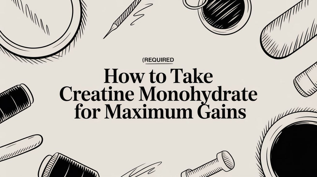 How to Take Creatine Monohydrate for Maximum Gains